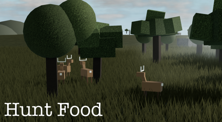 Deer standing among trees in the Oregon Trail hunting preview